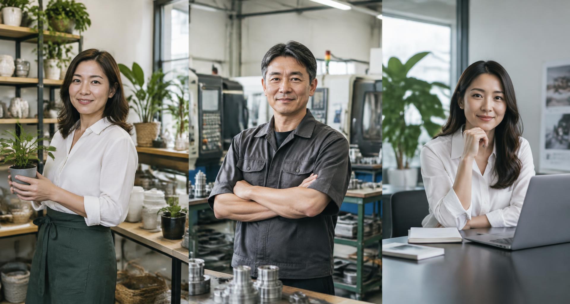 매장 사장님, 제조 작업장 대표님, 사무실 대표님